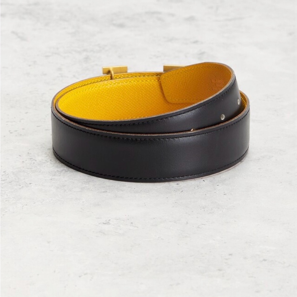 Hermes’ - Hermes Constance Belt - Black & Yellow - Picture 3 of 6